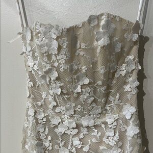 Floral Lace Clarette Ines Di Santo reception Dress